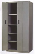 bi-fold door cabinets
