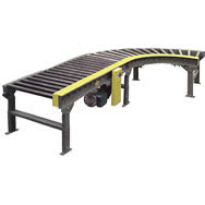 model 199-crrc chain driven live roller curve conveyor