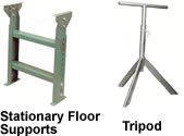 stationary floor supports