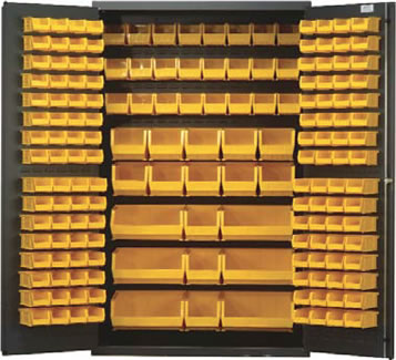 48" wide all-welded bin cabinets