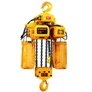 (n)er large capacity electric chain hoist with hook and lug suspensions