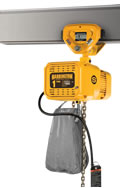 nerp series single & dual speed hoist with push trolley