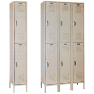 double and triple tier lockers