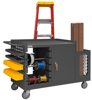 Mobile Wire Spool Cart, Maintenance Cart, Mobile Work Carts, Mobile  Maintenance Cabinets, Wire Spool Racks, Mobile Wire Spool Rack