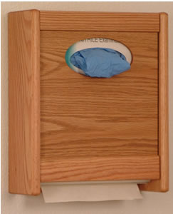 towel dispenser & tissue glove box holder