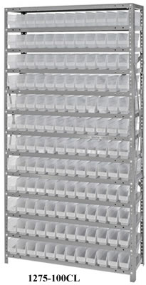 QUANTUM STORAGE SYSTEMS 1239-102 - Shelf Bin Shelving System Type Storage  Bin