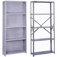 stand alone offset angle shelving