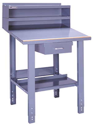 The Stackbin Shop Desk is perfect for factories, shipping departments or service desks.