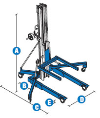 portable material lift