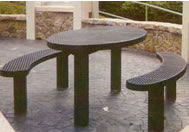 pedestal polysteel tables
