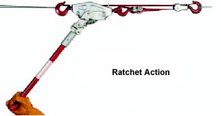 ratchet strap hoist